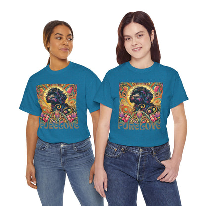 Black Cavapoo (Cavoodle) Vintage Graphic T-Shirt – Unisex Cotton Tee for Dog Lovers
