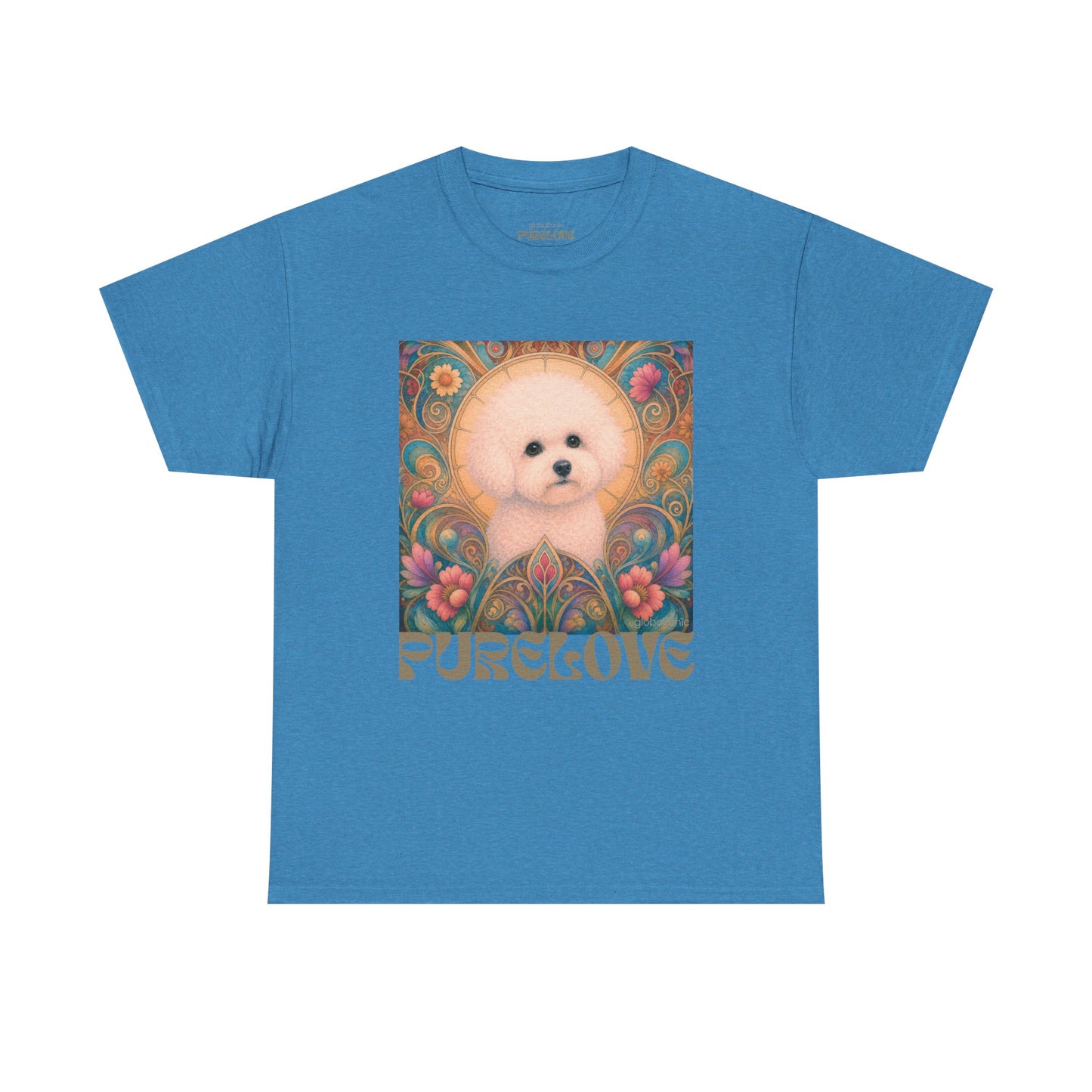 Bichon Frise Vintage Graphic T-Shirt – Unisex Cotton Tee for Dog Lovers