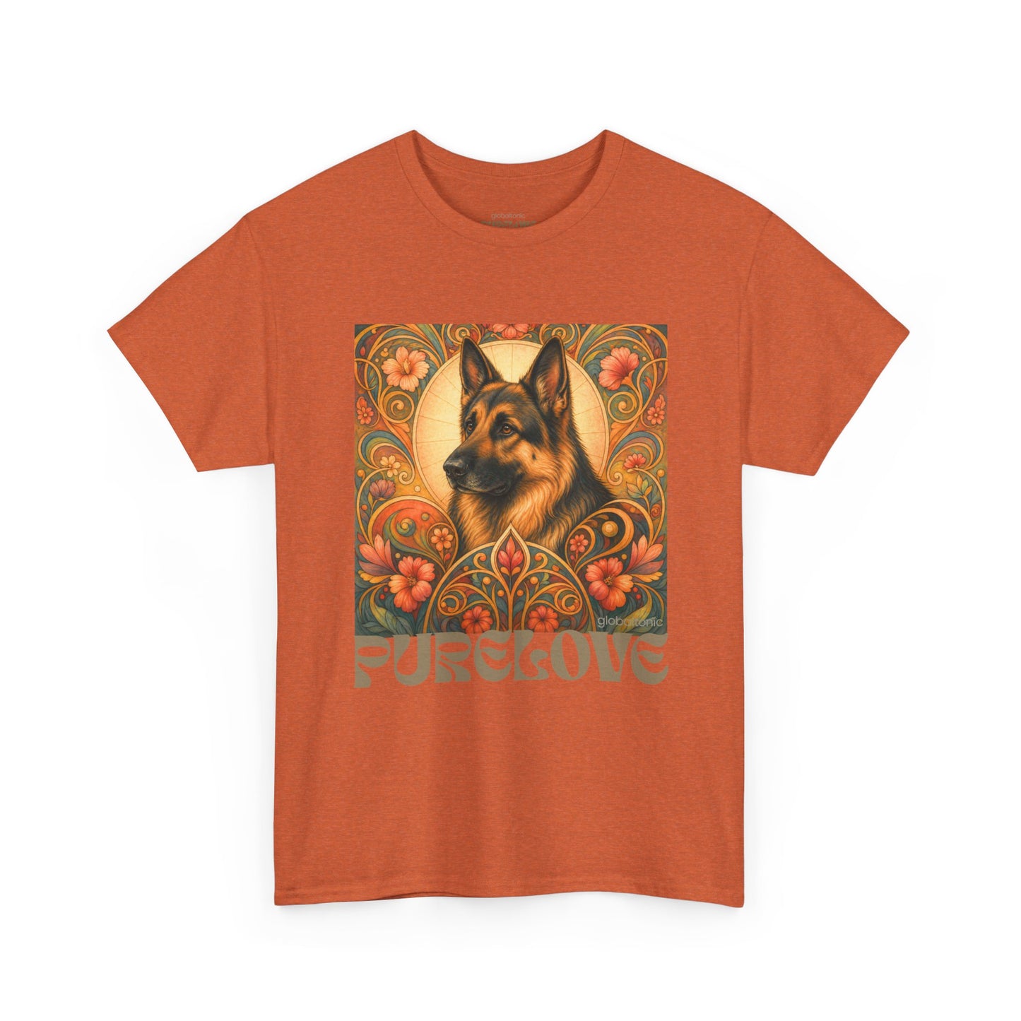 German Shepherd Vintage Graphic T-Shirt – Unisex Cotton Tee for Dog Lovers