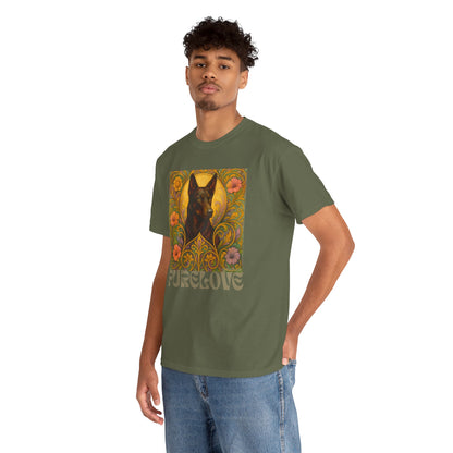 Black Kelpie Vintage Graphic T-Shirt – Unisex Cotton Tee for Dog Lovers