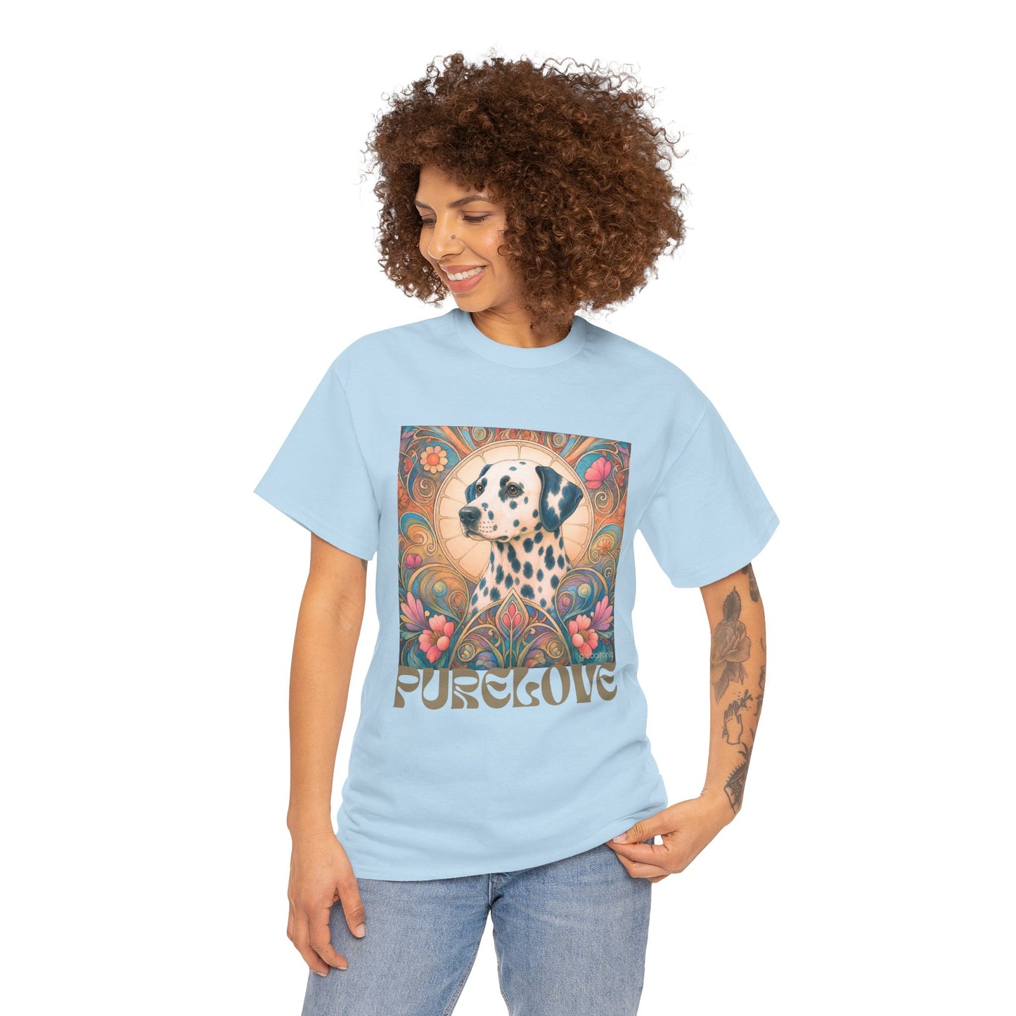 Dalmatian Vintage Graphic T-Shirt – Unisex Cotton Tee for Dog Lovers