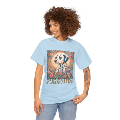 Dalmatian Vintage Graphic T-Shirt – Unisex Cotton Tee for Dog Lovers