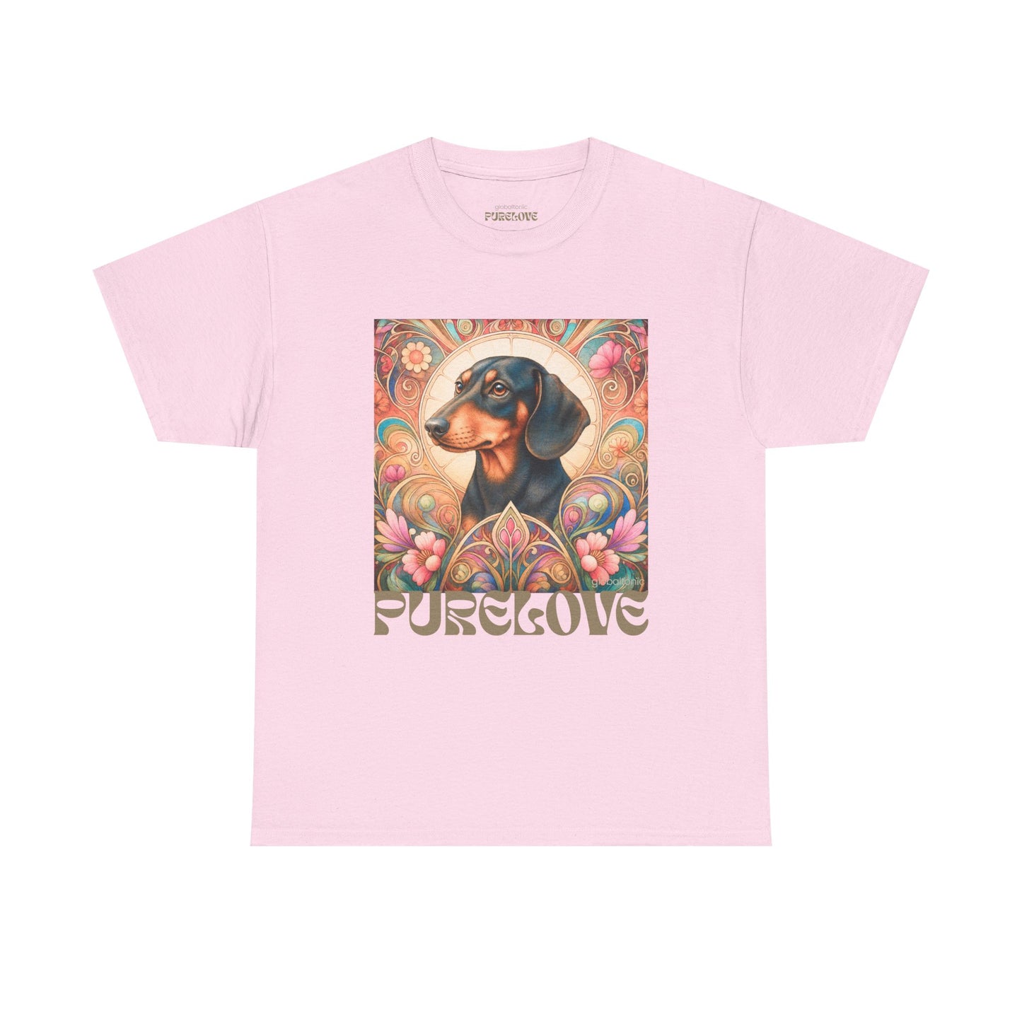 Dachshund Black Tan Vintage Graphic T-Shirt – Unisex Cotton Tee for Dog Lovers