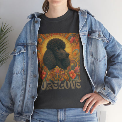 Poodle Black Vintage Graphic T-Shirt – Unisex Cotton Tee for Dog Lovers