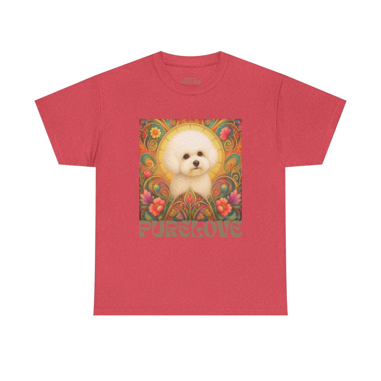 Bichon Frise Vintage Graphic T-Shirt – Unisex Cotton Tee for Dog Lovers