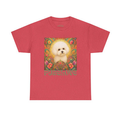 Bichon Frise Vintage Graphic T-Shirt – Unisex Cotton Tee for Dog Lovers