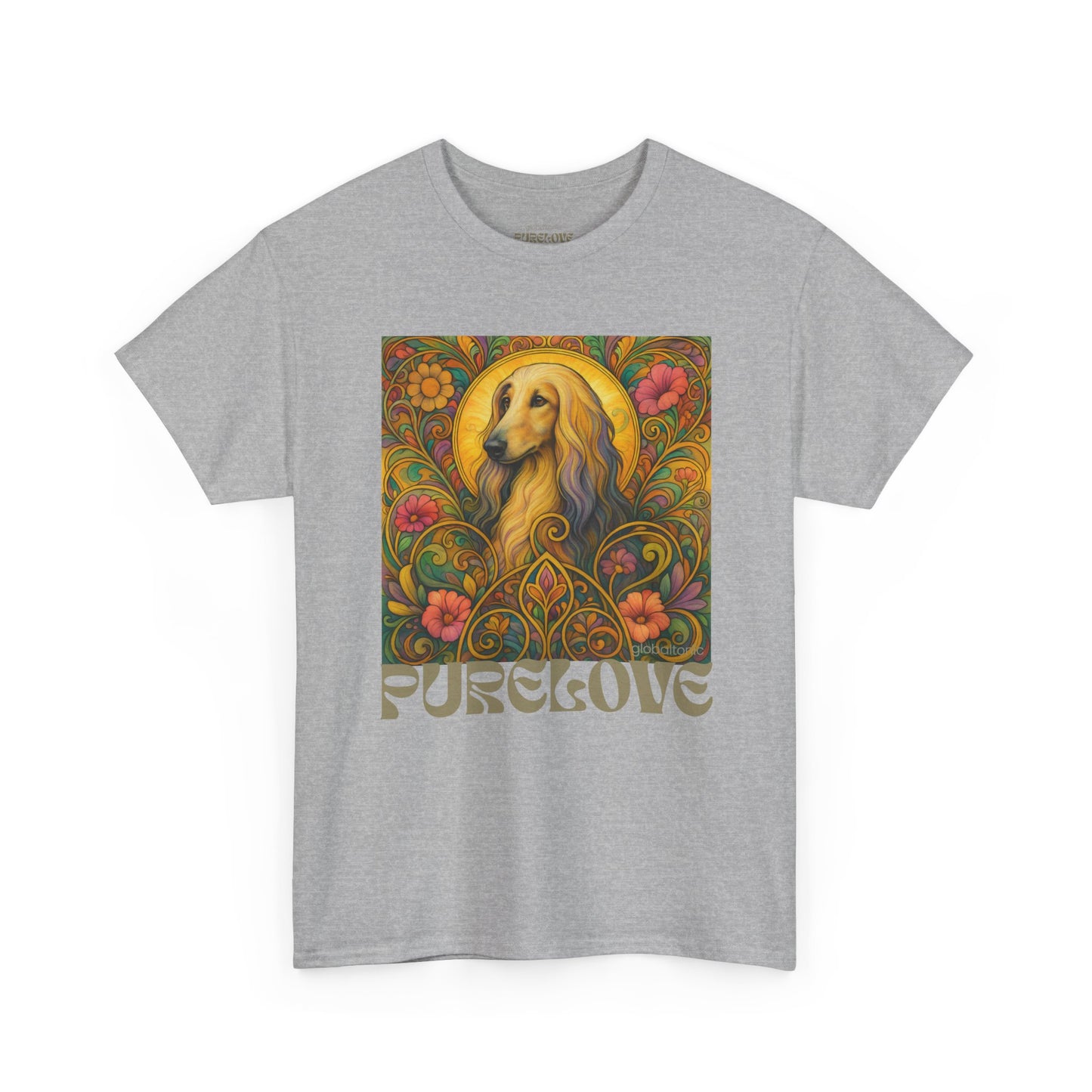 Afghan Vintage Graphic T-Shirt – Unisex Cotton Tee for Dog Lovers