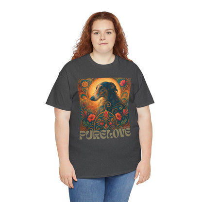 Borzoi Vintage Graphic T-Shirt – Unisex Cotton Tee for Dog Lovers