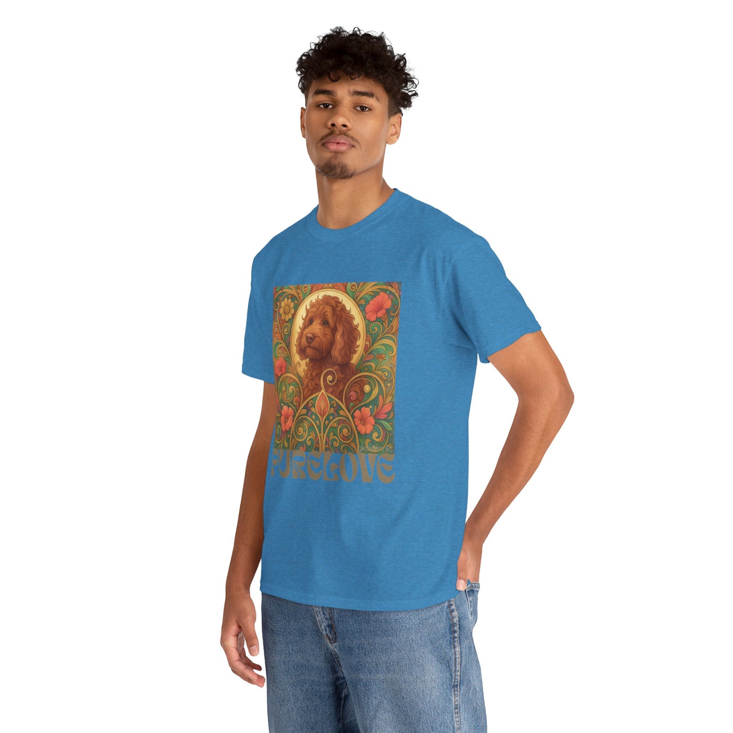 Red Cavapoo (Cavoodle) Vintage Graphic T-Shirt – Unisex Cotton Tee for Dog Lovers