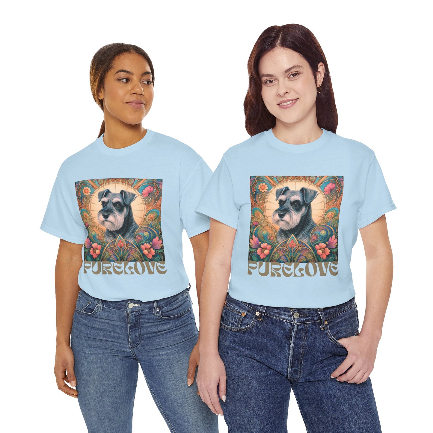 Schnauzer Vintage Graphic T-Shirt – Unisex Cotton Tee for Dog Lovers