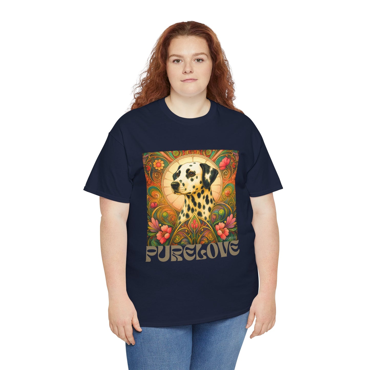 Dalmatian Vintage Graphic T-Shirt – Unisex Cotton Tee for Dog Lovers