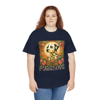 Dalmatian Vintage Graphic T-Shirt – Unisex Cotton Tee for Dog Lovers