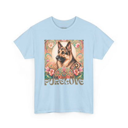 German Shepherd Vintage Graphic T-Shirt – Unisex Cotton Tee for Dog Lovers
