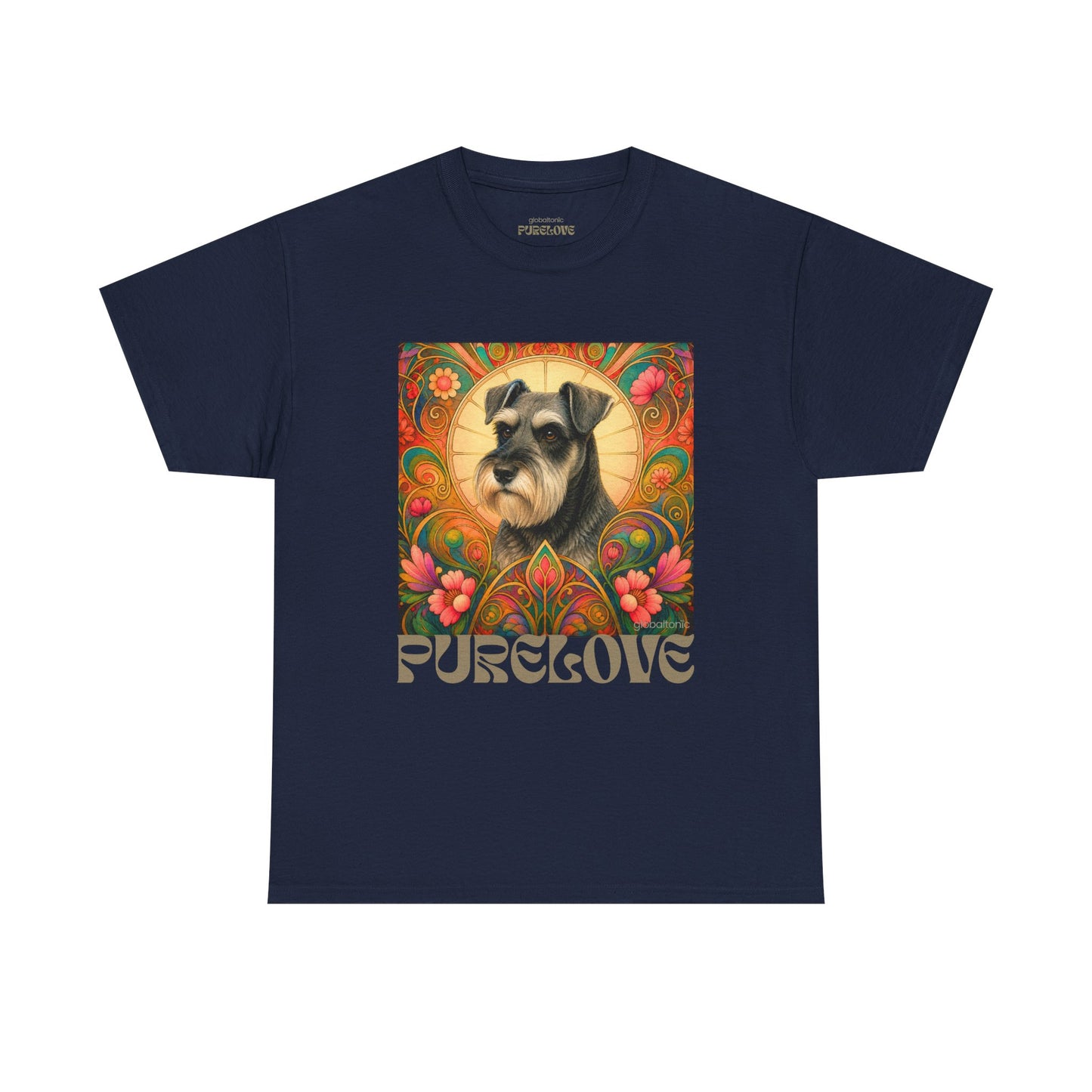 Schnauzer Vintage Graphic T-Shirt – Unisex Cotton Tee for Dog Lovers