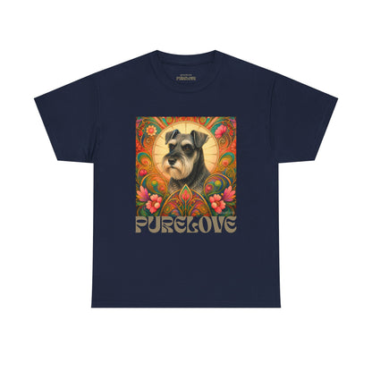Schnauzer Vintage Graphic T-Shirt – Unisex Cotton Tee for Dog Lovers