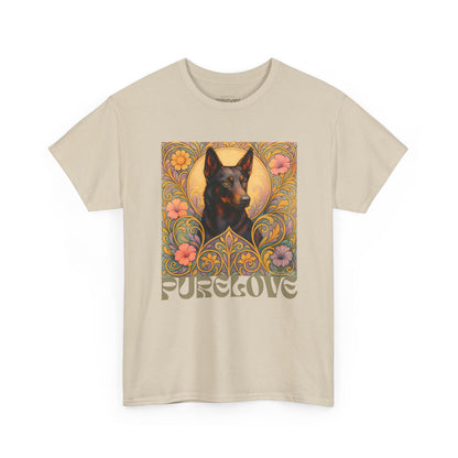 Black Kelpie Vintage Graphic T-Shirt – Unisex Cotton Tee for Dog Lovers