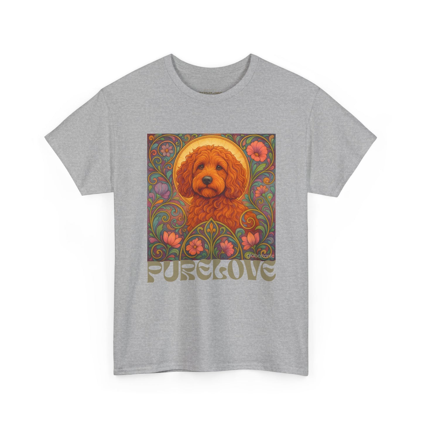 Red Cockapoo (Spoodle) Vintage Graphic T-Shirt – Unisex Cotton Tee for Dog Lovers