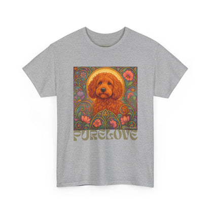 Red Cockapoo (Spoodle) Vintage Graphic T-Shirt – Unisex Cotton Tee for Dog Lovers