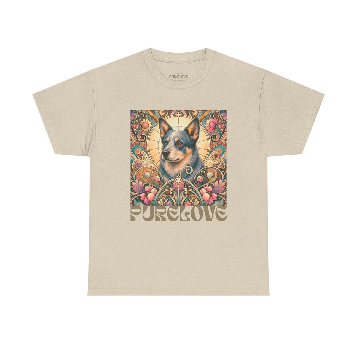 Australian Blue Heeler Vintage Graphic T-Shirt – Unisex Cotton Tee for Dog Lovers