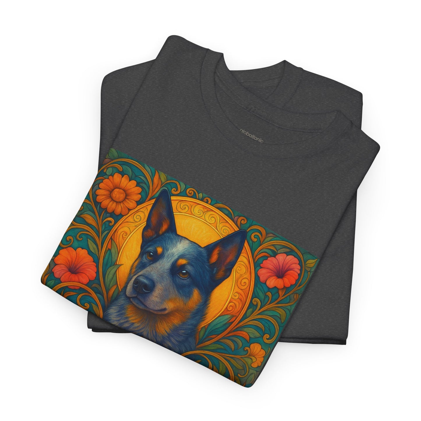 Australian Blue Heeler Vintage Graphic T-Shirt – Unisex Cotton Tee for Dog Lovers