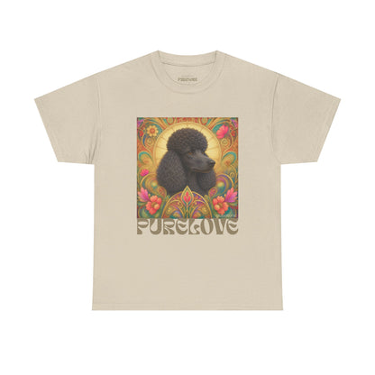 Poodle Black Vintage Graphic T-Shirt – Unisex Cotton Tee for Dog Lovers