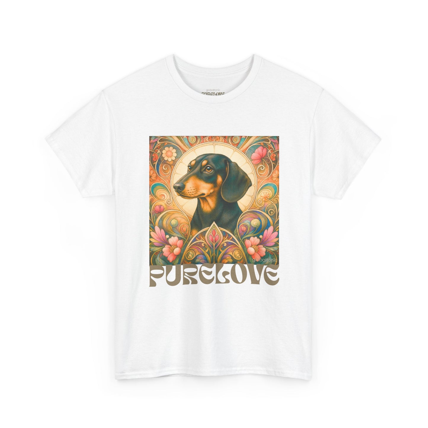 Dachshund Black Tan Vintage Graphic T-Shirt – Unisex Cotton Tee for Dog Lovers