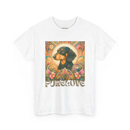 Dachshund Black Tan Vintage Graphic T-Shirt – Unisex Cotton Tee for Dog Lovers