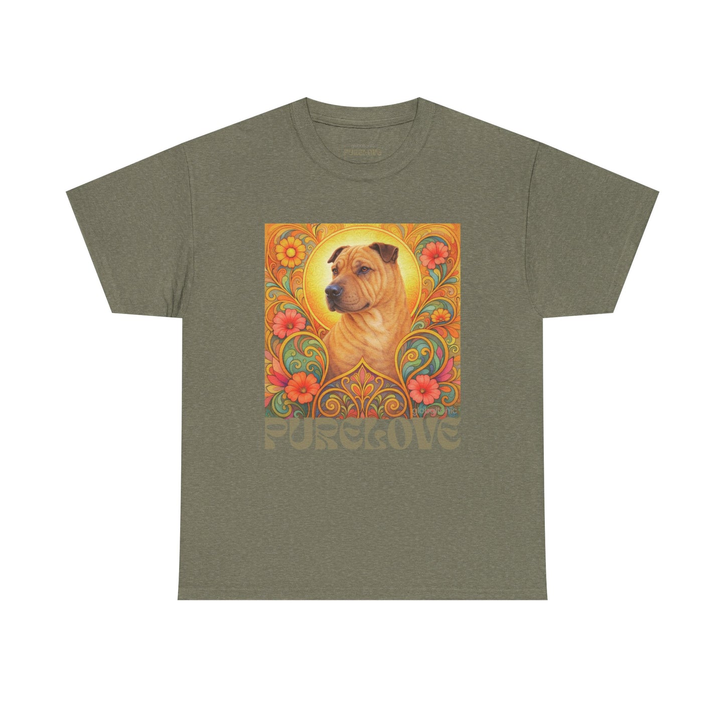 Shar Pei Vintage Graphic T-Shirt – Unisex Cotton Tee for Dog Lovers