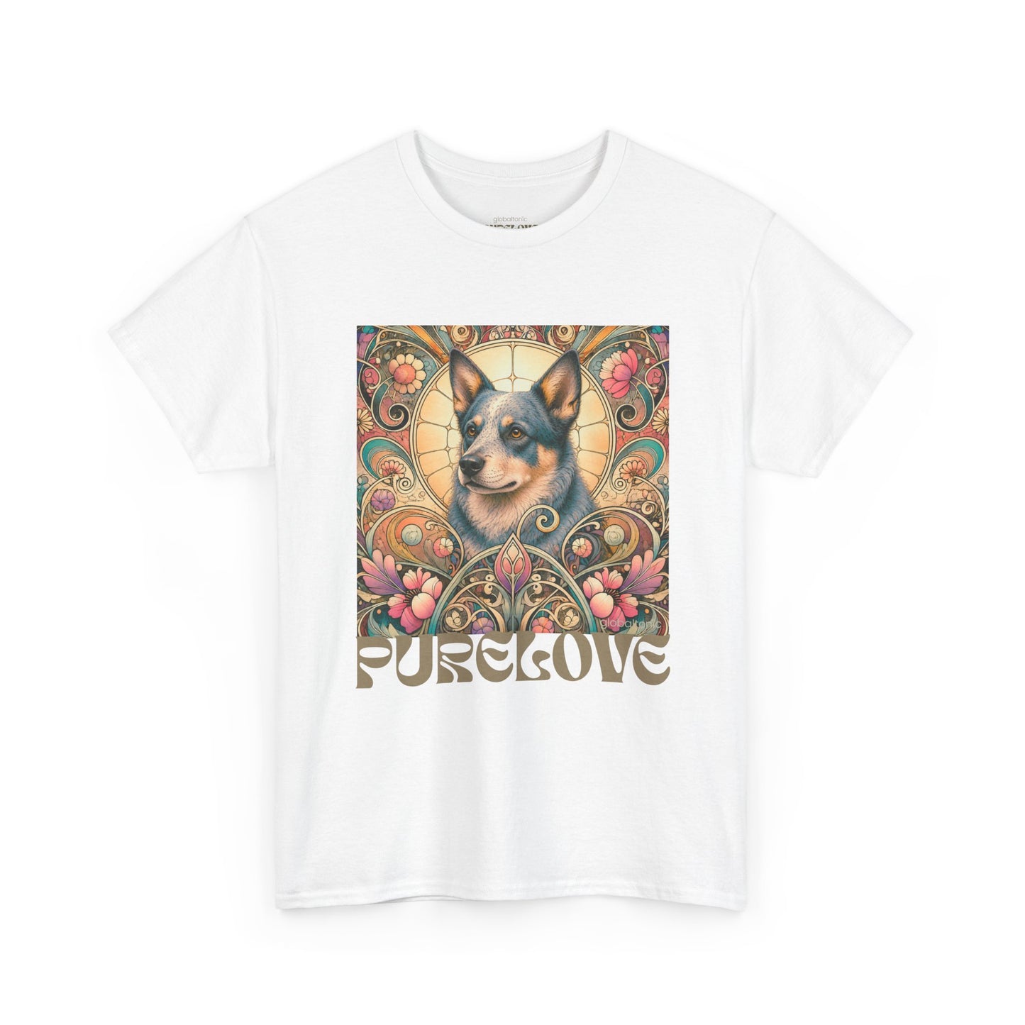 Australian Blue Heeler Vintage Graphic T-Shirt – Unisex Cotton Tee for Dog Lovers