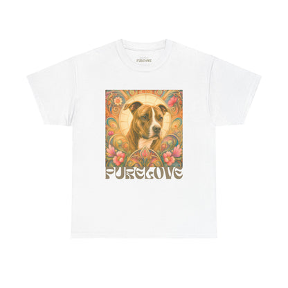 Staffy (Coco) Bull Terrier Vintage Unisex Cotton Tee for Dog Lovers