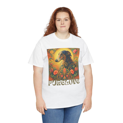 Borzoi Vintage Graphic T-Shirt – Unisex Cotton Tee for Dog Lovers