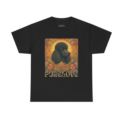 Poodle Black Vintage Graphic T-Shirt – Unisex Cotton Tee for Dog Lovers