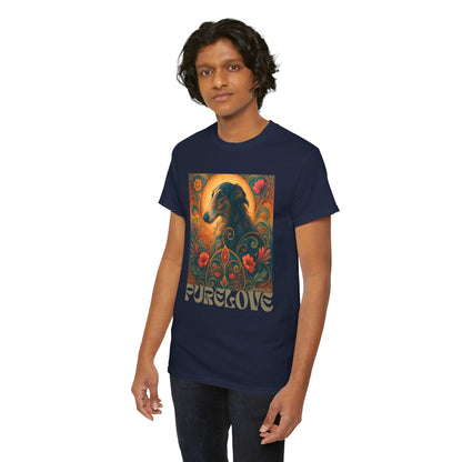Borzoi Vintage Graphic T-Shirt – Unisex Cotton Tee for Dog Lovers