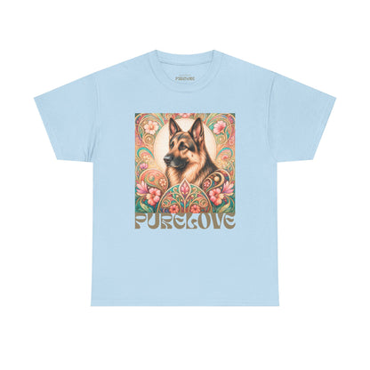 German Shepherd Vintage Graphic T-Shirt – Unisex Cotton Tee for Dog Lovers