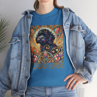 Black Cavapoo (Cavoodle) Vintage Graphic T-Shirt – Unisex Cotton Tee for Dog Lovers