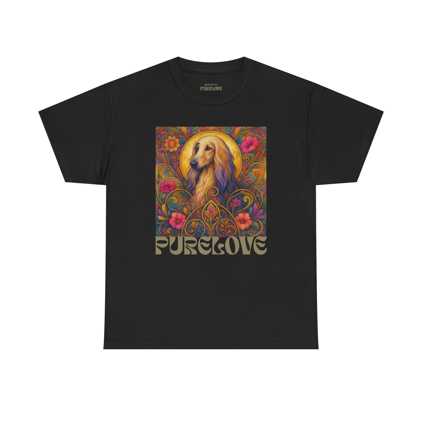 Afghan Vintage Graphic T-Shirt – Unisex Cotton Tee for Dog Lovers