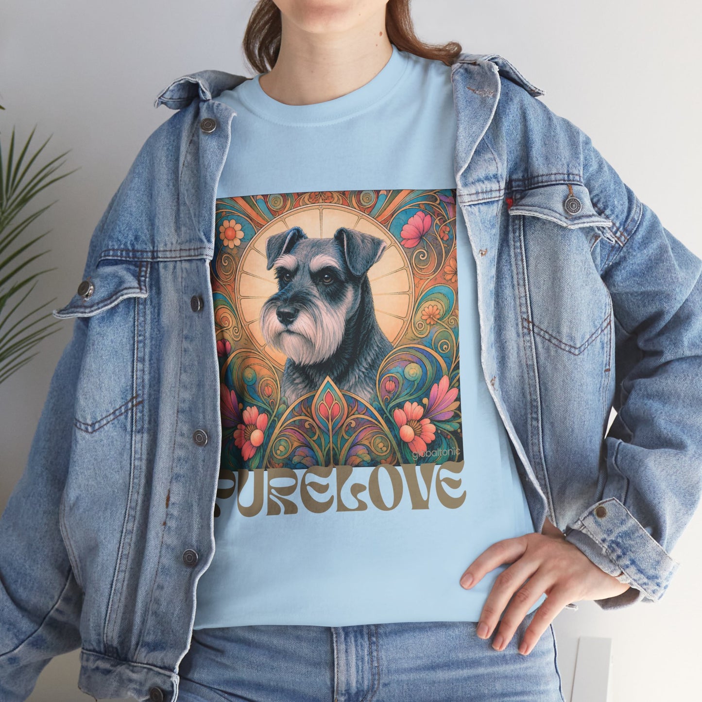 Schnauzer Vintage Graphic T-Shirt – Unisex Cotton Tee for Dog Lovers