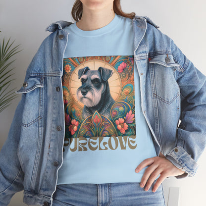 Schnauzer Vintage Graphic T-Shirt – Unisex Cotton Tee for Dog Lovers
