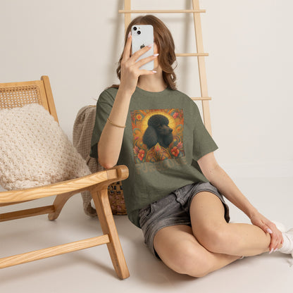Poodle Black Vintage Graphic T-Shirt – Unisex Cotton Tee for Dog Lovers