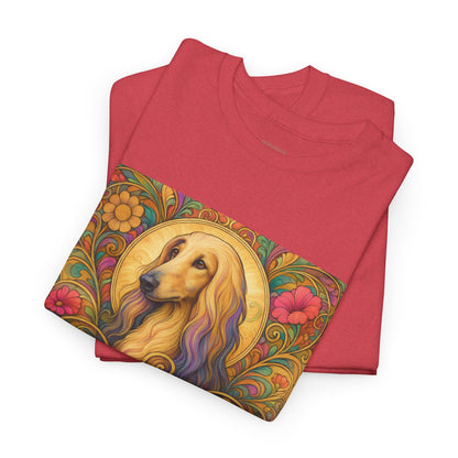 Afghan Vintage Graphic T-Shirt – Unisex Cotton Tee for Dog Lovers