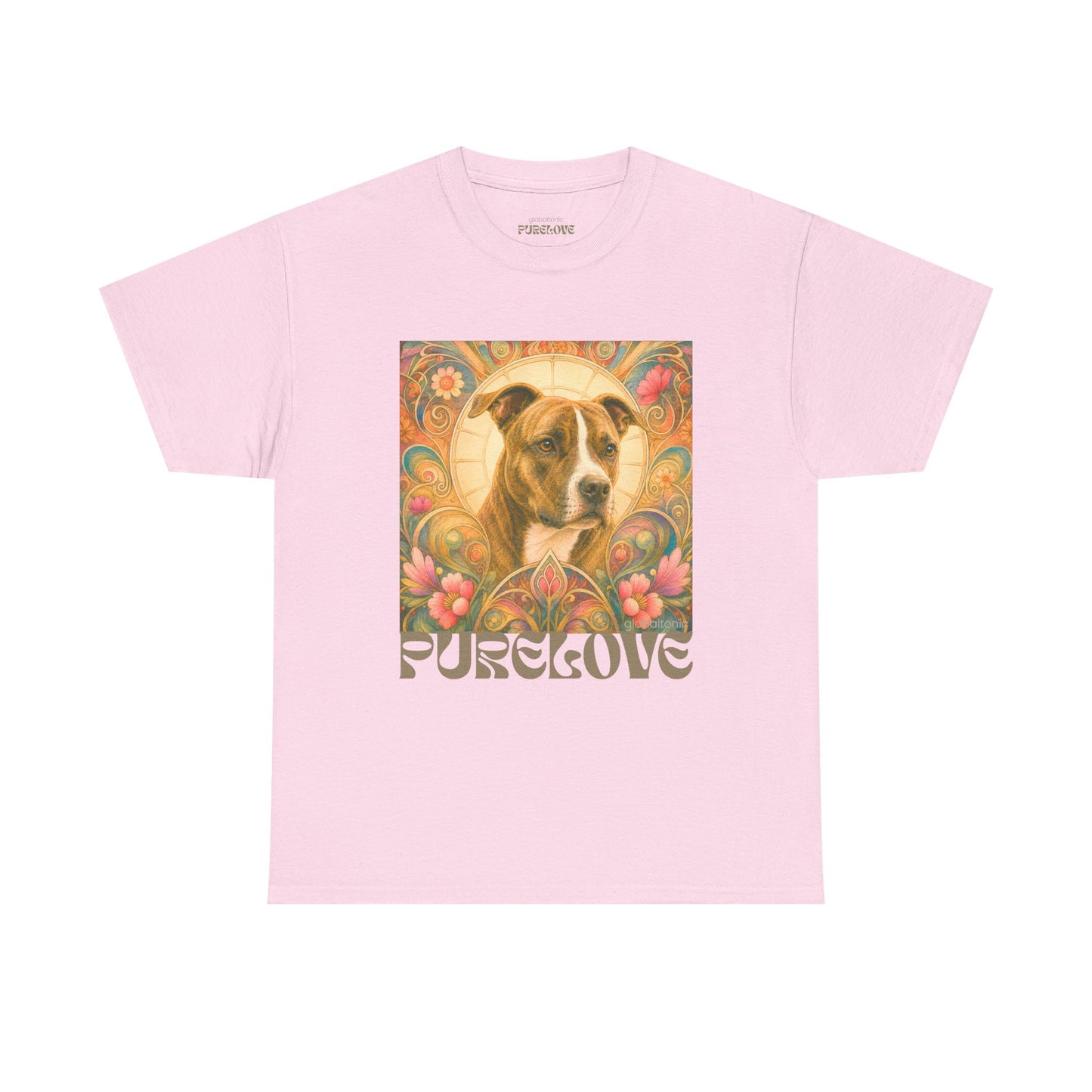 Staffy (Coco) Bull Terrier Vintage Unisex Cotton Tee for Dog Lovers