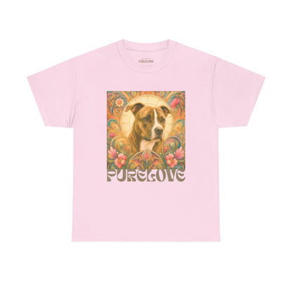 Staffy (Coco) Bull Terrier Vintage Unisex Cotton Tee for Dog Lovers