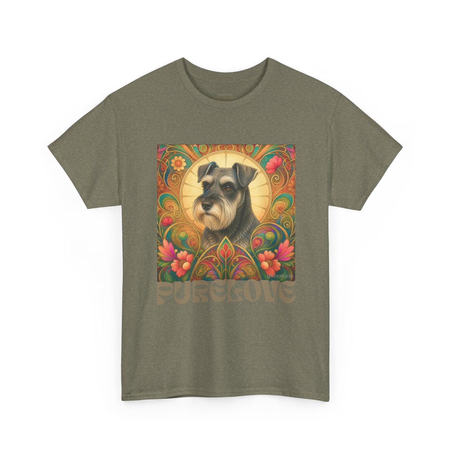 Schnauzer Vintage Graphic T-Shirt – Unisex Cotton Tee for Dog Lovers