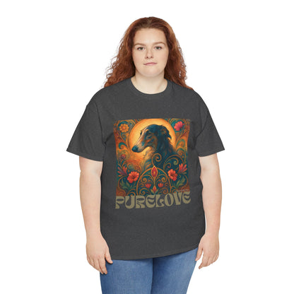 Borzoi Vintage Graphic T-Shirt – Unisex Cotton Tee for Dog Lovers