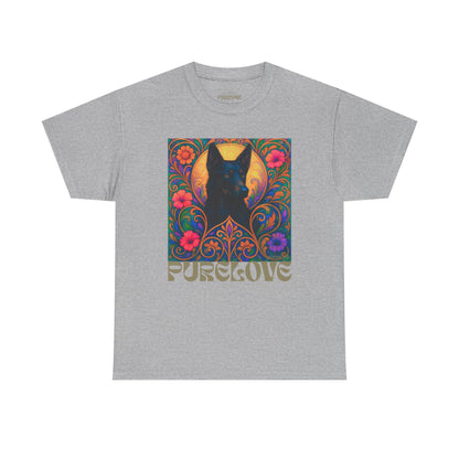 Black Kelpie Vintage Graphic T-Shirt – Unisex Cotton Tee for Dog Lovers