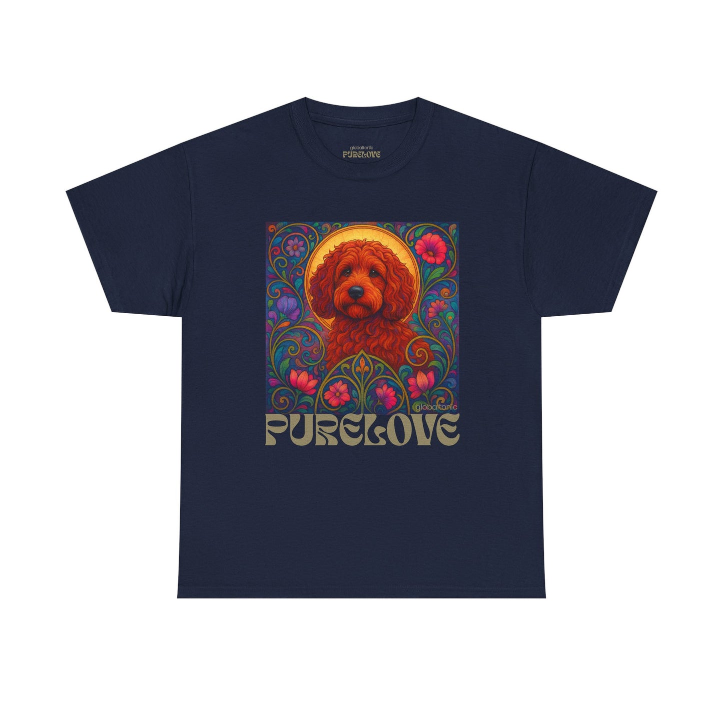Red Cockapoo (Spoodle) Vintage Graphic T-Shirt – Unisex Cotton Tee for Dog Lovers