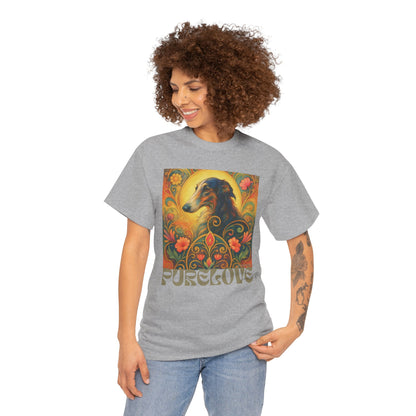 Borzoi Vintage Graphic T-Shirt – Unisex Cotton Tee for Dog Lovers