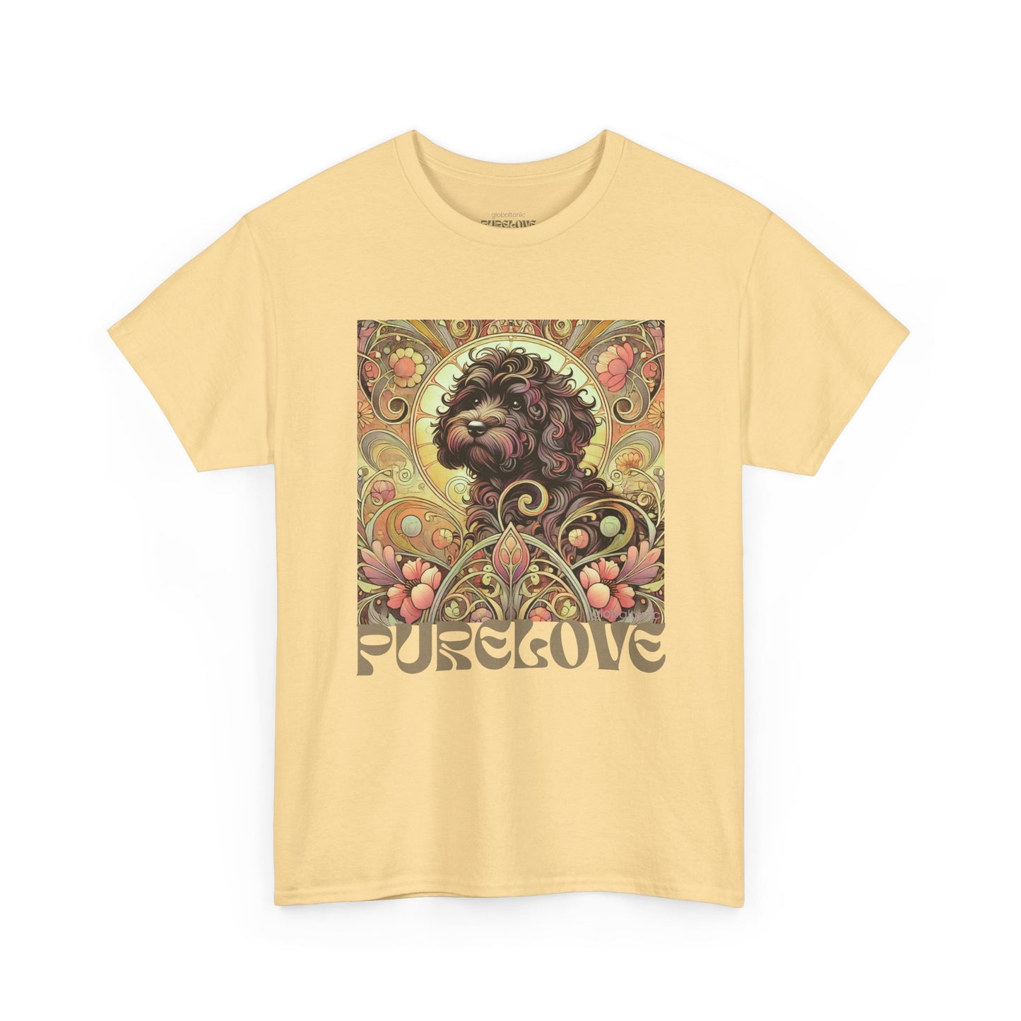 Black Cavapoo (Cavoodle) Vintage Graphic T-Shirt – Unisex Cotton Tee for Dog Lovers