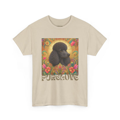 Poodle Black Vintage Graphic T-Shirt – Unisex Cotton Tee for Dog Lovers