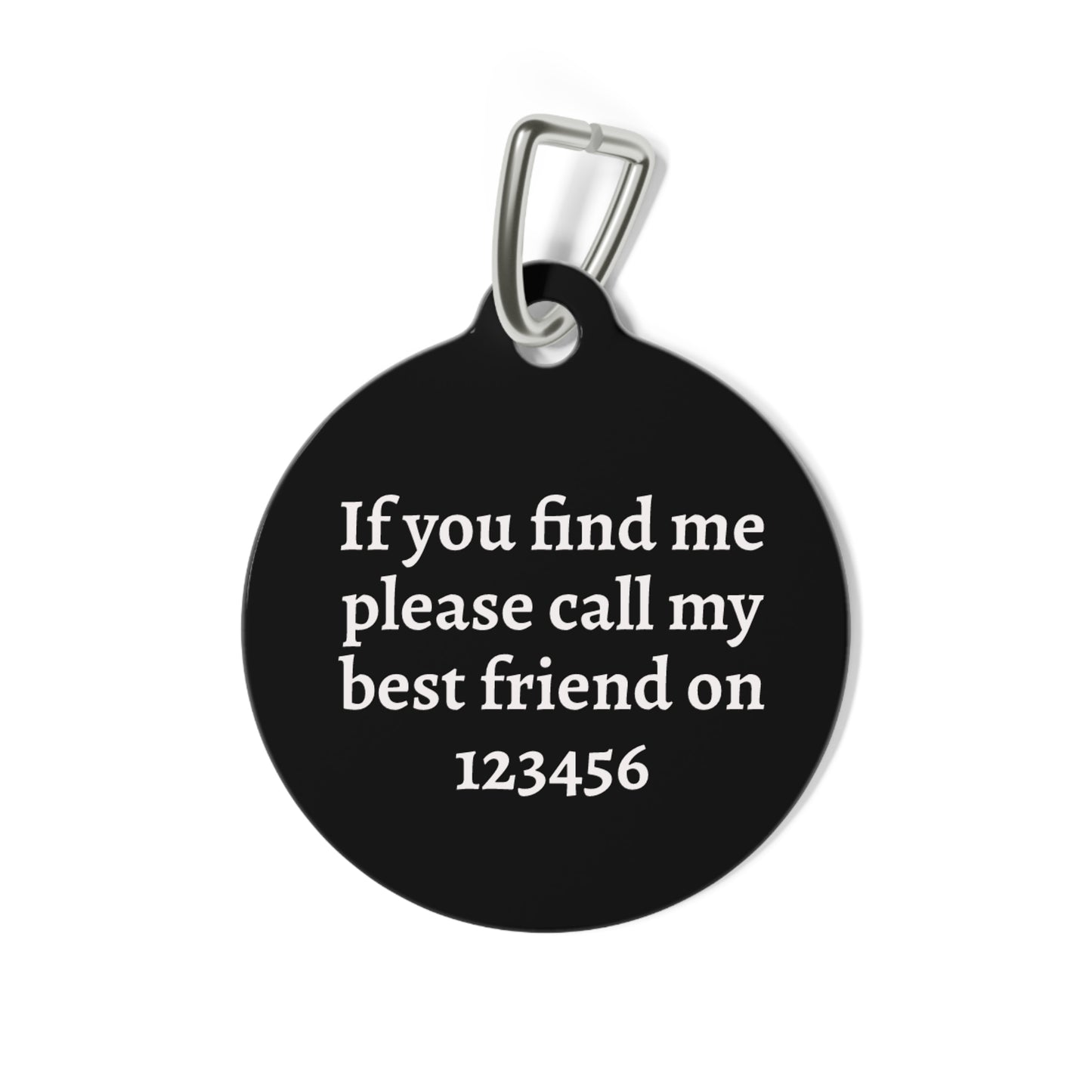 Black Cavapoo (Cavoodle) Dog Tag - Vintage Design Gift for Dog Lovers & Pet Owners